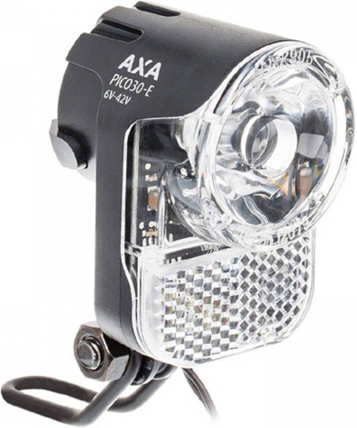 AXA LED Lamp Voorlicht 6-42V E-BIKE PICO30-E 30 Lux On/Off Zwart online kopen
