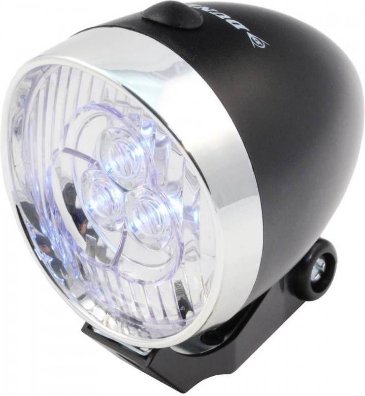 Massamarkt Dunlop Fietverlichting Voorlamp | 9 x 7 x 7 cm | Zwart online kopen