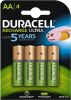 Duracell Oplaadbare batterij Ultra 2500 mAh AA LR6 Set van 4 batterijen online kopen