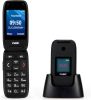 Fysic Eenvoudige Mobiele Klaptelefoon Voor Senioren Met Sos Paniekknop Fm 9260 Zwart online kopen