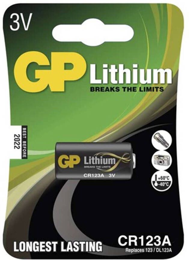 GP Batterij voor Mag Tac Battery CR123A Size 3211953 online kopen
