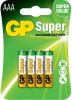 GP Super Alkaline Batterijen Aaa/lr03 4 Stuks online kopen