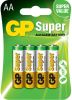 GP Super Alkaline AA Mignon penlite, blister 4 online kopen
