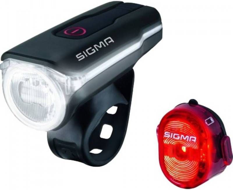 Sigma Sport SIMGA Verlichtingsset AURA 60 USB LED/NUGGET II, Fietslamp, Fietsverlichting online kopen