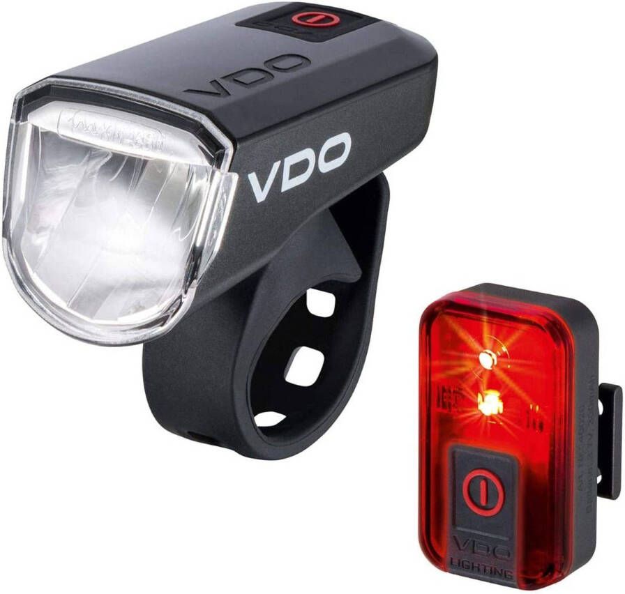 VDO Lichtset ECO Light M30 + Red, Fietslamp, Fietsverlichting online kopen