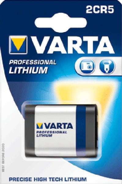 Varta Professional Photo Lithium batterij 2CR5 online kopen