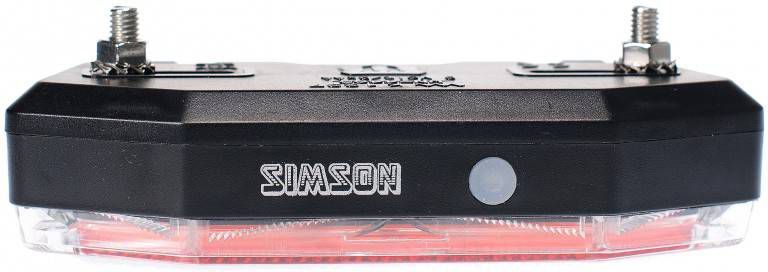 Simson achterlicht Tunnel led batterij bagagedrager rood online kopen