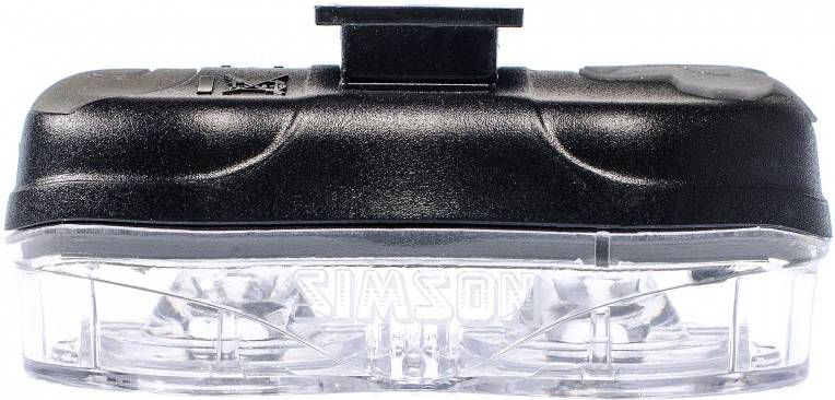 Simson koplamp Eyes USB led oplaadbaar zwart online kopen