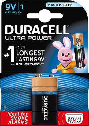 Duracell Ultra Power Batterijen 9V Alkaline 1 stuk online kopen