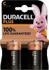 Duracell Plus Power C/LR14 Batterij 5009811 1.5V 2 St. online kopen
