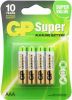 GP Super Alkaline Batterijen Aaa/lr03 4 Stuks online kopen
