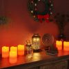 VIDAXL LED kaarsen 24 st vlamloos met afstandsbediening warmwit online kopen