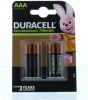 Duracell oplaadbare batterijen Recharge Plus AAA, blister van 4 stuks online kopen