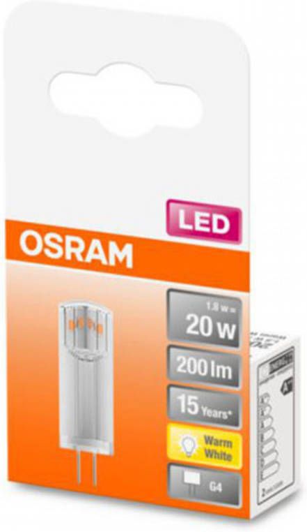 Osram Led Capsule lamp Helder 1.8w Equivalent 20w G4 Warm Wit online kopen
