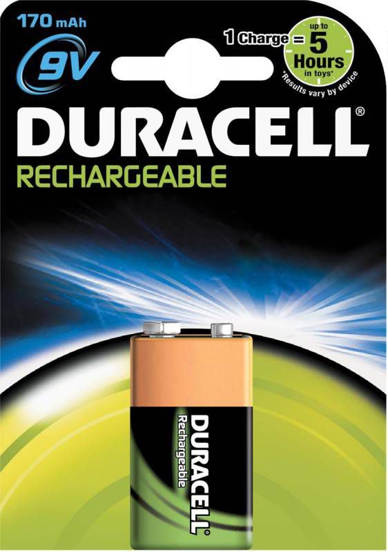 Duracell Oplaadbare Batterijen Rechargeable 9volt Hr9v online kopen