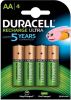 Duracell Oplaadbare batterij Ultra 2500 mAh AA LR6 Set van 4 batterijen online kopen