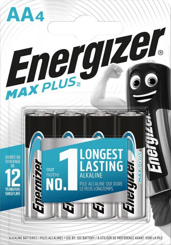 Energizer Alkalinebatterij Max Plus AA/LR6 FSB4 set van 4 online kopen