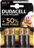 Duracell Plus Power AA penlite batterij LR6/AA 1.5v 4 stuks online kopen